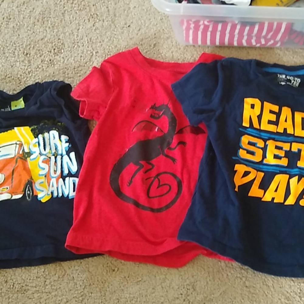 2t shirt bundle - Adidas, cat &jack